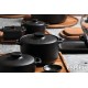 Κατσαρόλα Lava stoneware σε μαύρο χρώμα 28x21x12 εκ