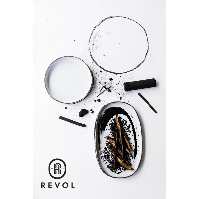 Revol Caractere πιάτο λευκό για επιδόρπιο σετ τεσσάρων τεμαχίων 21x2 εκ