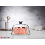 Petite Patisserie πιατέλα γυάλινη διάφανη 26.4 εκ
