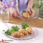 Petite Patisserie πιατέλα γυάλινη διάφανη 26.4 εκ