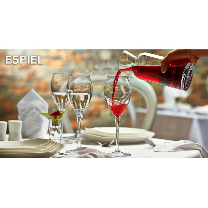Monte Carlo ποτήρι κόκκινου κρασιού κολωνάτο διάφανο σετ έξι τεμαχίων 8.5x24.2 εκ