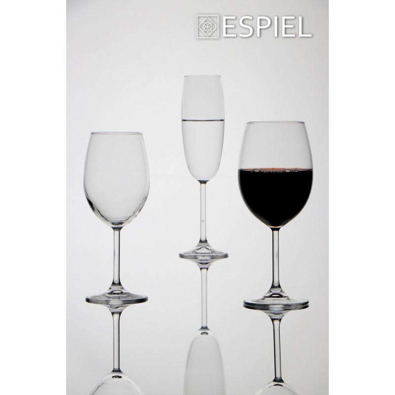 Sidera ποτήρι κρασιού γυάλινο διάφανο σετ έξι τεμαχίων 7.6x20.1 εκ