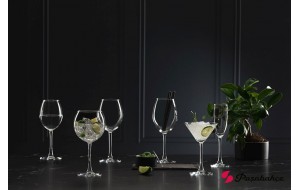 Enoteca ποτήρι κρασιού κολωνάτο διάφανο σετ έξι τεμαχίων 8.2x23.2 εκ