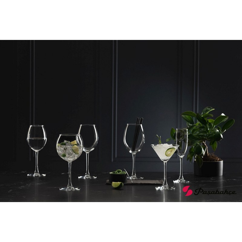 Γυάλινο ποτήρι για martini Enoteca σετ των έξι τεμαχίων 11x17 εκ