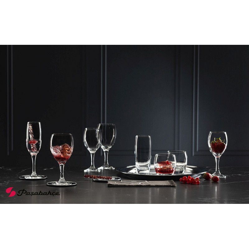 Γυάλινα ποτήρια Imperial κόκκινου κρασιού σετ των δώδεκα τεμαχίων 8x17 εκ