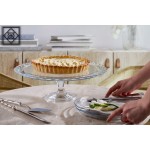 Maxi Patisserie γυάλινη πιατέλα σερβιρίσματος με πόδι 37x12 εκ