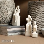 Κεραμικό διακοσμητικό βάζο σε γκρι απόχρωση 19x31 εκ