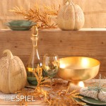 Liana πορσελάνινο πιάτο φαγητού πράσινο με καφέ φινίρισμα σετ έξι τεμαχίων 27 εκ