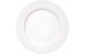 Meran πορσελάνινο πιάτο στρογγυλό λευκό σετ των έξι τεμαχίων 20 εκ