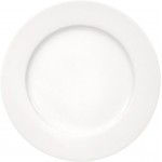 Meran πορσελάνινο πιάτο στρογγυλό λευκό σετ των έξι τεμαχίων 23 εκ