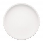 Compact πορσελάνινο πιάτο στρογγυλό λευκό κουπ σετ των έξι τεμαχίων 19 εκ