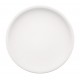 Compact πορσελάνινο πιάτο στρογγυλό λευκό κουπ σετ των έξι τεμαχίων 21 εκ