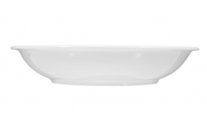 Compact πορσελάνινο πιάτο βαθύ στρογγυλό λευκό κουπ σετ των έξι τεμαχίων 20 εκ