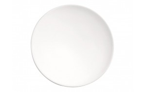 Ρηχό πιάτο ποσρσελάνης Coup Fine Dining λευκό σετ των έξι 16x16x2 εκ