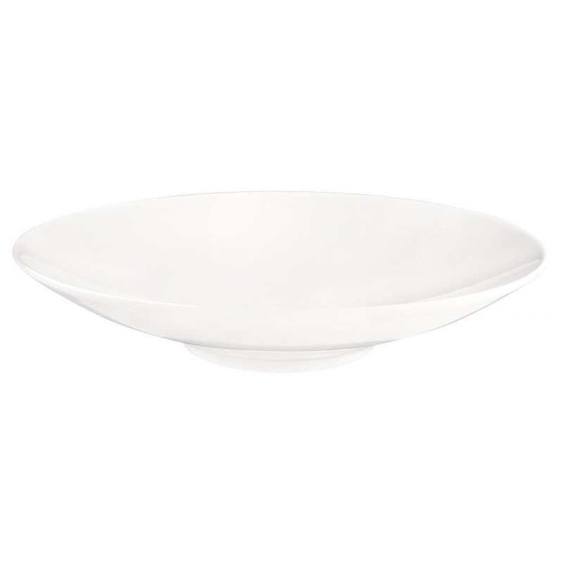 Coup fine dining πορσελάνινο βαθύ πιάτο στρογγυλό λευκό σετ των έξι τεμαχίων 20 εκ