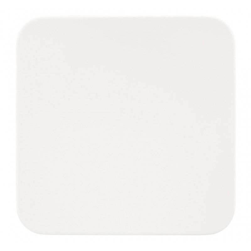 Coup fine dining πορσελάνινο τετράγωνο πιάτο λευκό σετ των έξι τεμαχίων 22 εκ