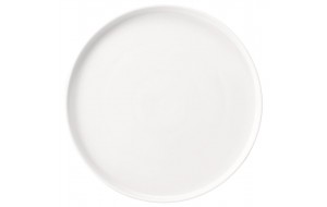 Good mood πορσελάνινο πιάτο ρηχό step λευκό στρογγυλό σετ των έξι τεμαχίων 26 εκ