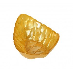 Pinecone μπωλ σε σχήμα κουκουνάρι σε κίτρινη απόχρωση σετ των δώδεκα τεμαχίων 12 εκ