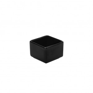 Μπωλ μαύρο σε τετράγωνο σχήμα σετ των δώδεκα τεμαχίων 5 εκ
