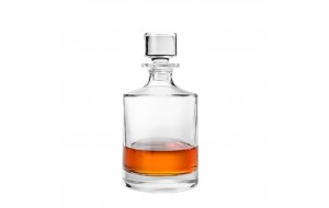 Γυάλινη διαφανή μποτίλια με πώμα 11x25 εκ 900ml