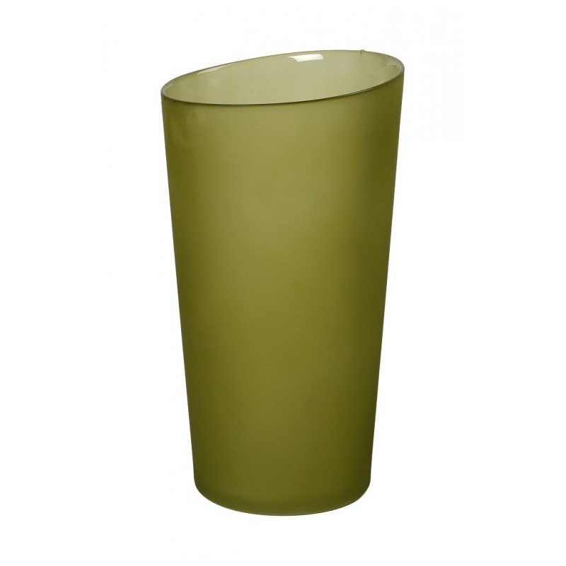 Caprice διακοσμητικό βάζο σε Lime απόχρωση 16x29 εκ