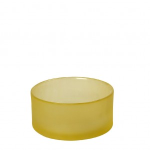 Caprice μπωλ γυάλινο σε κίτρινη απόχρωση σετ των έξι 15 εκ