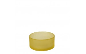 Caprice μπωλ γυάλινο σε κίτρινη απόχρωση σετ των έξι 12 εκ