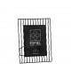 Επιτραπέζια μεταλλική κορνίζα 16x23 εκ σε μαύρη απόχρωση για φωτογραφία 13x18 εκ