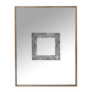 Καθρεφτησ Decor διακοσμημένος με τετράγωνο πλαίσιο 60x80 εκ
