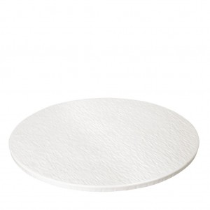 Siders ρηχό πιάτο από πορσελάνη σε λευκό χρώμα σετ δύο τεμαχίων 30x1 εκ