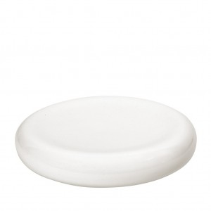 Siders πιάτο βραχάκι ρηχό από πορσελάνη σε λευκό χρώμα σετ δύο τεμαχίων 22x5 εκ