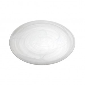 Πιάτο Atlas στρογγυλό σε λευκό χρώμα σετ των έξι τεμαχίων 28 εκ