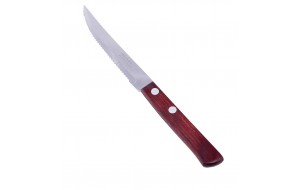 Μαχαίρι με ξύλινη λαβή από κερασιά σετ των έξι τεμαχίων 21 εκ