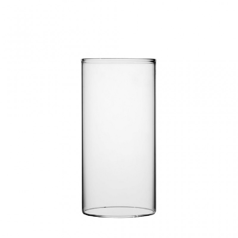 Borosilicate γυάλινο διάφανο ποτήρι σετ τεσσάρων τεμαχίων 7x14 εκ 500ml