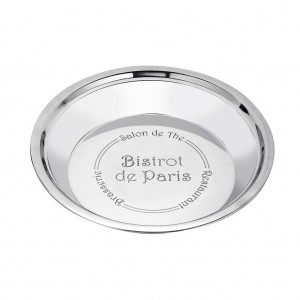 Ατσάλινο μπωλ Bistrot de Paris σε ασημί χρώμα 36x6 εκ