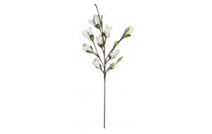 Λευκό τεχνητό λουλούδι σετ των έξι τεμαχίων 105 εκ