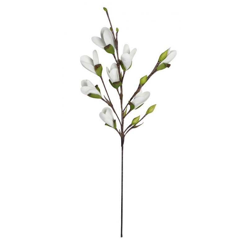 Λευκό τεχνητό λουλούδι σετ των έξι τεμαχίων 105 εκ