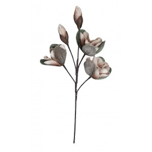 Διακοσμητικό λουλούδι σε καφέ χρώμα σετ των έξι 87 εκ
