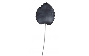 Διακοσμητικό λουλούδι σε μαύρη απόχρωση σετ των δώδεκα τεμαχίων 80 εκ