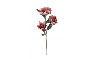Διακοσμητικό λουλούδι σε ροζ απόχρωση σετ των έξι τεμαχίων 90 εκ