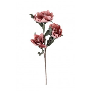 Διακοσμητικό λουλούδι σε ροζ απόχρωση σετ των έξι τεμαχίων 90 εκ