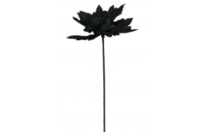 Διακοσμητικό τεχνητό λουλούδι σε γκρι απόχρωση σετ των έξι τεμαχίων 80 εκ