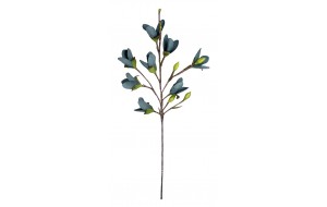 Διακοσμητικό λουλούδι σε μπλε απόχρωση σετ των έξι τεμαχίων 106 εκ