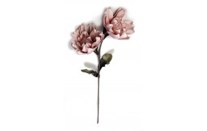 Ροζ λουλούδι διακοσμητικό σετ των έξι τεμαχίων 97 εκ