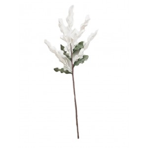 Λευκό διακοσμητικό λουλούδι σετ των έξι 87 εκ