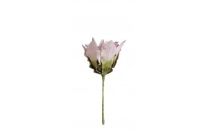 Διακοσμητικό λουλούδι σε πράσινη μπεζ απόχρωση σετ των έξι τεμαχίων 48 εκ
