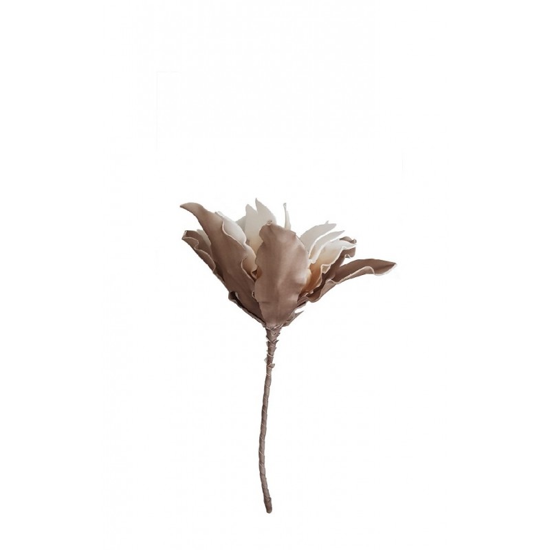 Λευκό τεχνητό διακοσμητικό λουλούδι σετ των έξι 48 εκ