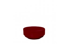 Μπωλάκι για ντιπάκι στρογγυλό μελαμίνης σε κόκκινο χρώμα σετ των δεκατεσσάρων τεμαχίων 8x4 εκ