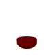 Μπωλάκι για ντιπάκι στρογγυλό μελαμίνης σε κόκκινο χρώμα σετ των εικοσιτεσσάρων τεμαχίων 6x3 εκ