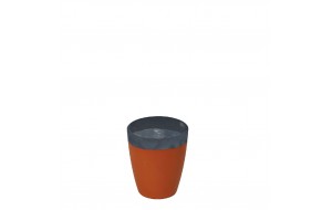 Terracotta Grey κεραμική κούπα σετ των δεκαοκτώ τεμαχίων 330 ml